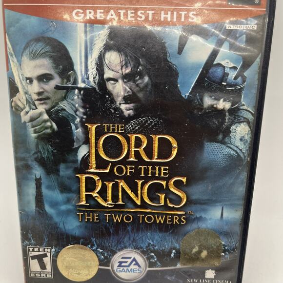 Lord of the Rings: The Two Towers (PS2, 2002) *CIB* - Tested - Picture 2 of 16